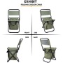 Folding Camping Oxford Footstool with Storage Bag